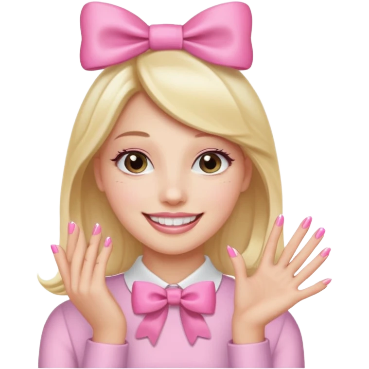 👩🏻‍🦱🎀💅🏻 emoji