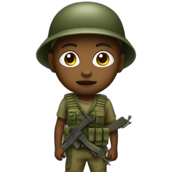 child soldier emoji