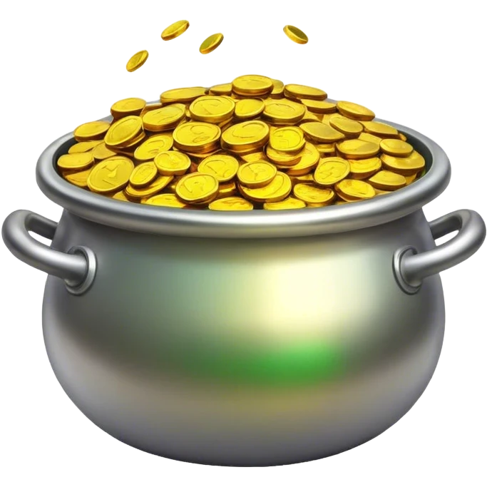 Pot of gold emoji
