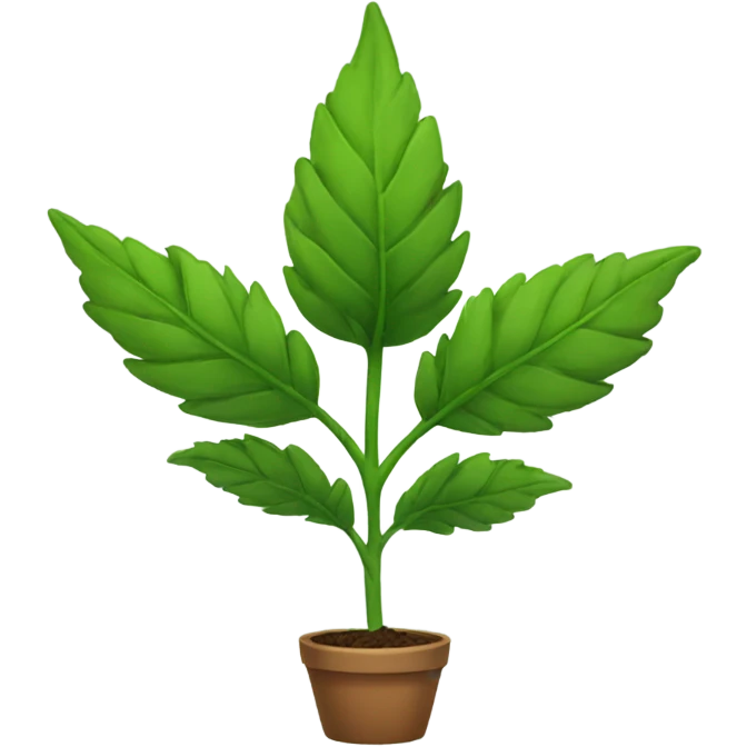 Weed plant emoji