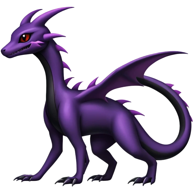 Shiny gothic Salazzle-Salandit-Umbreon-Fakémon-hybrid-creature (full body) 4 legs emoji