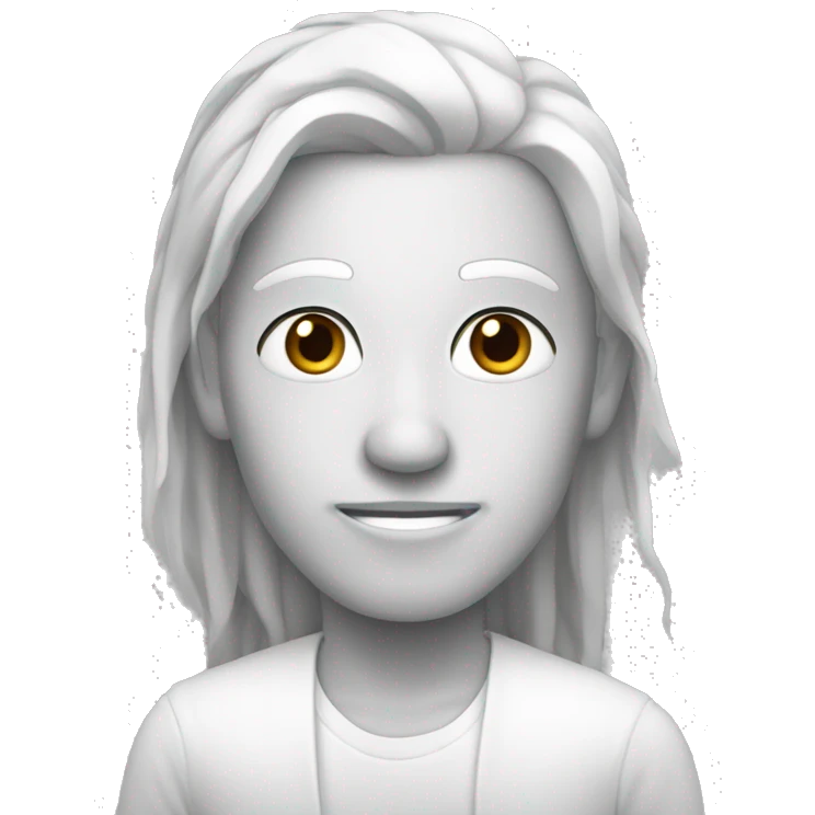 Índigo budico blanco emoji