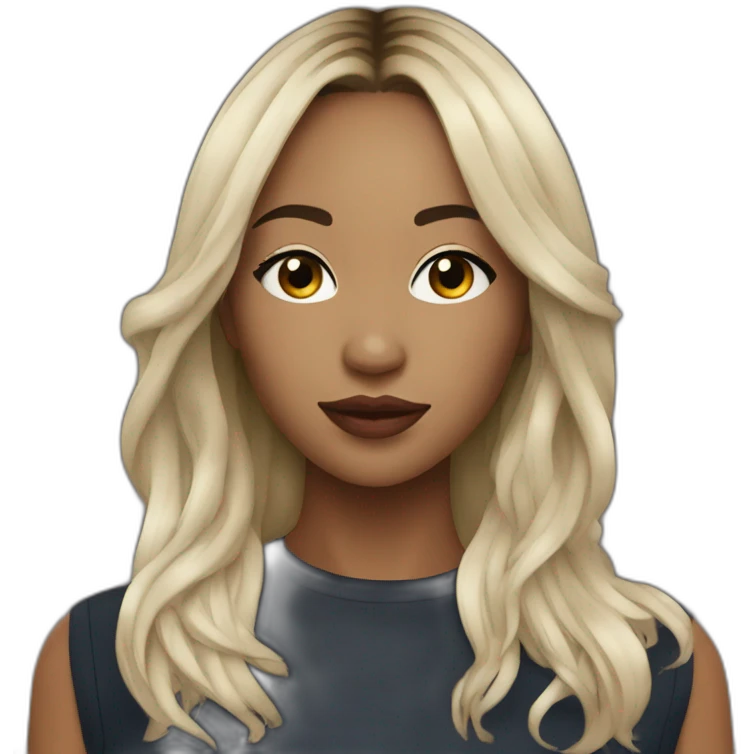 Aya Nakamura the french black girl singer emoji