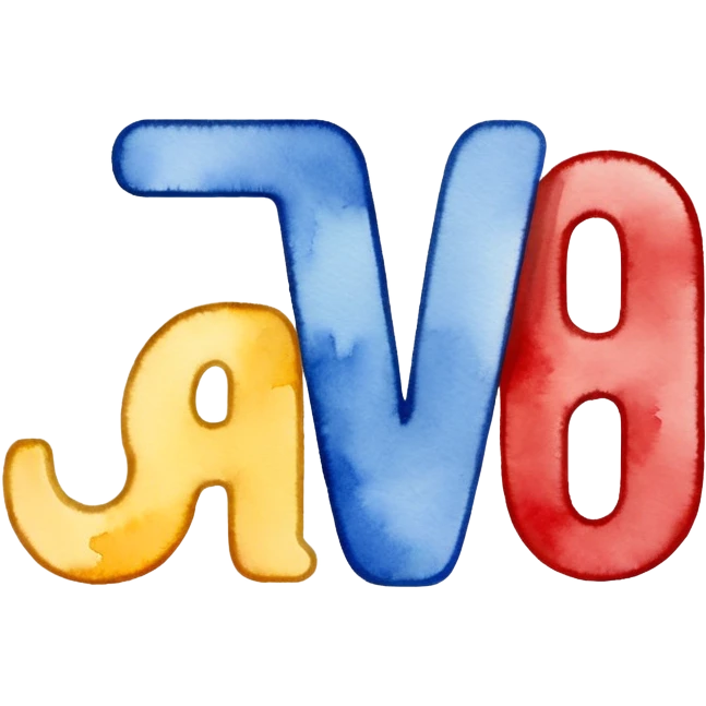 Realistic, watercolor, month January title  emoji