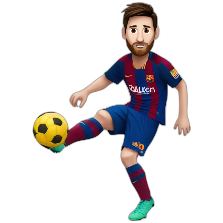 Messi bailarín emoji