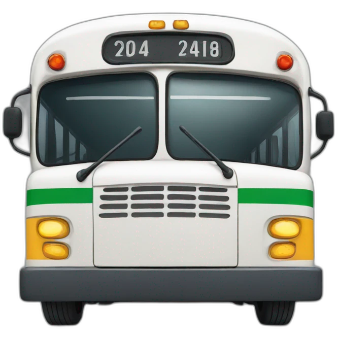 Bus emoji