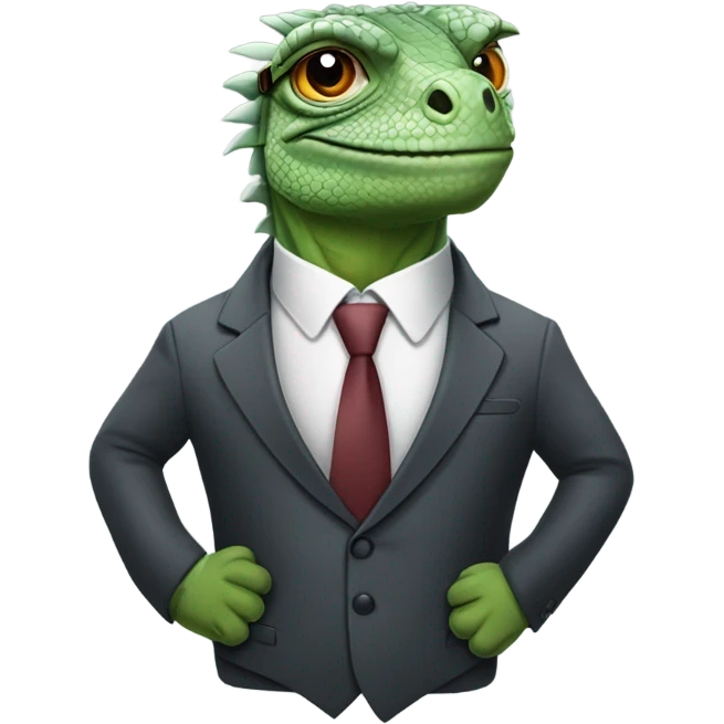 capitalist-iguana emoji