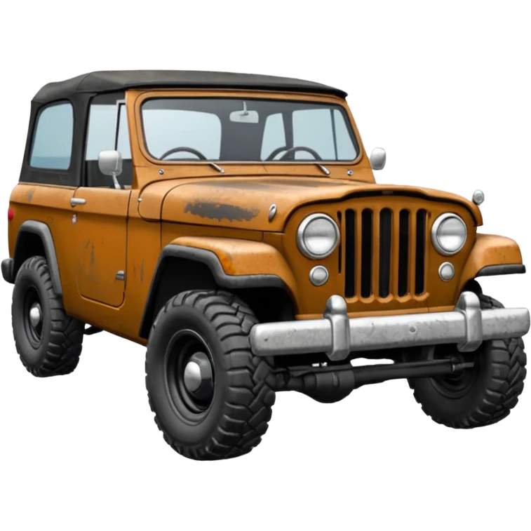 c101 jeepster commando without top with straight flat bonnet emoji