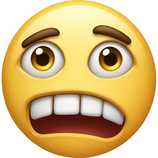 annoyed eyes rolling mouth open emoji