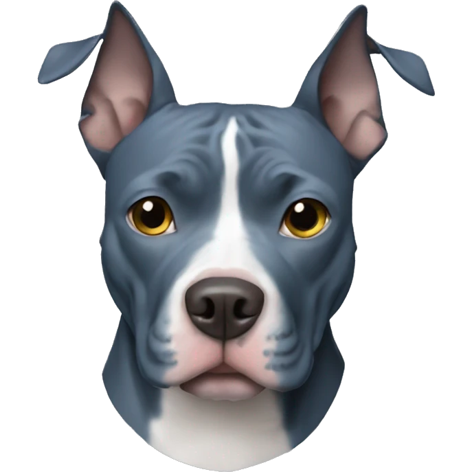Blue Pitbull emoji