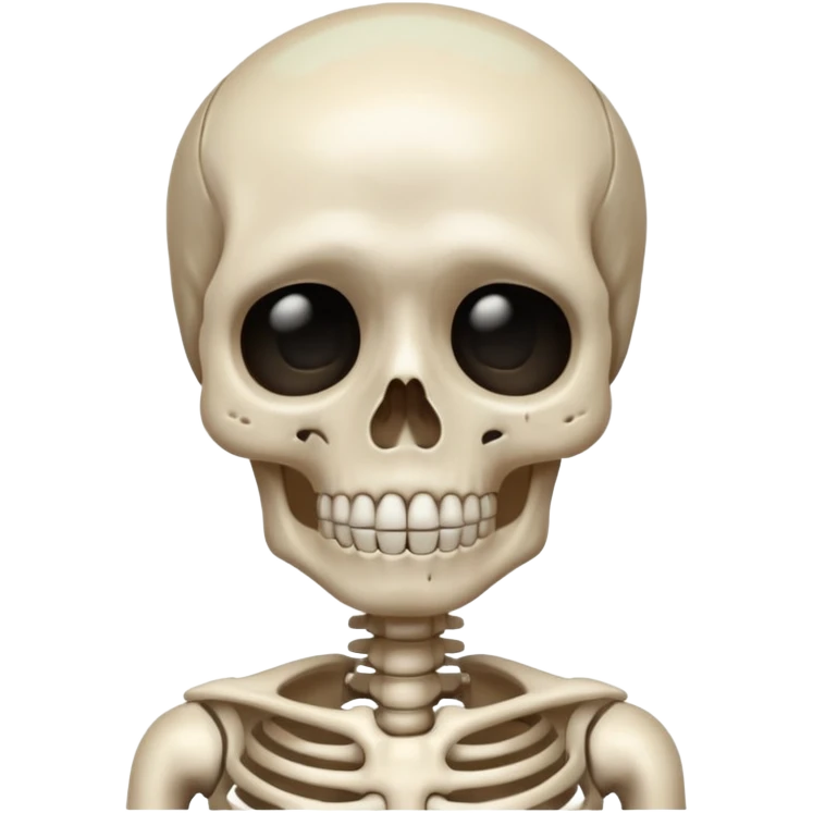 esqueleto chorando emoji