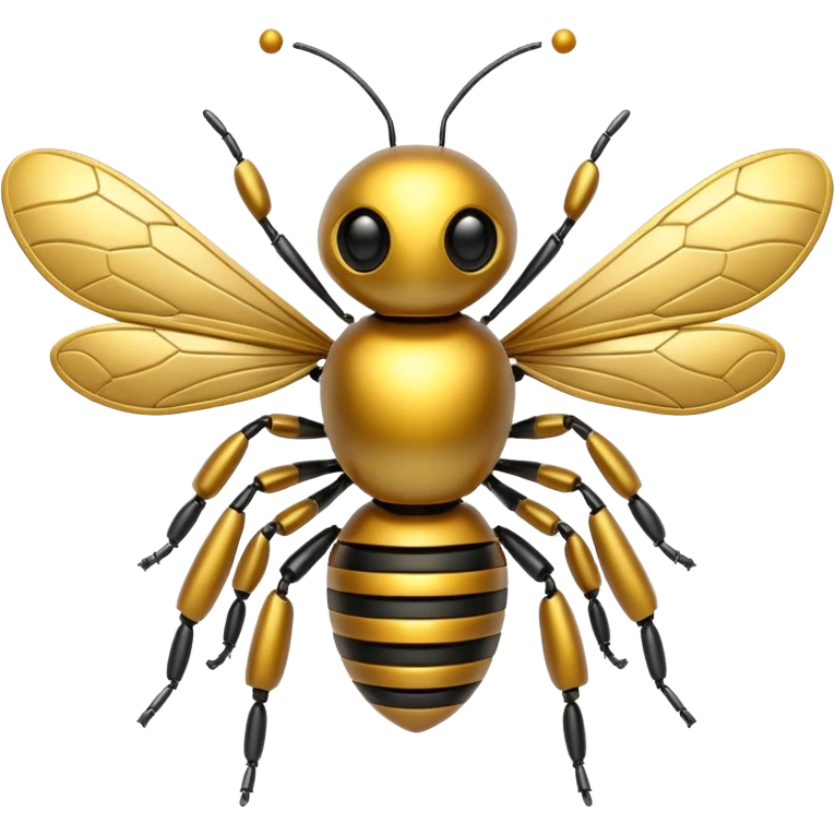 robot bee emoji