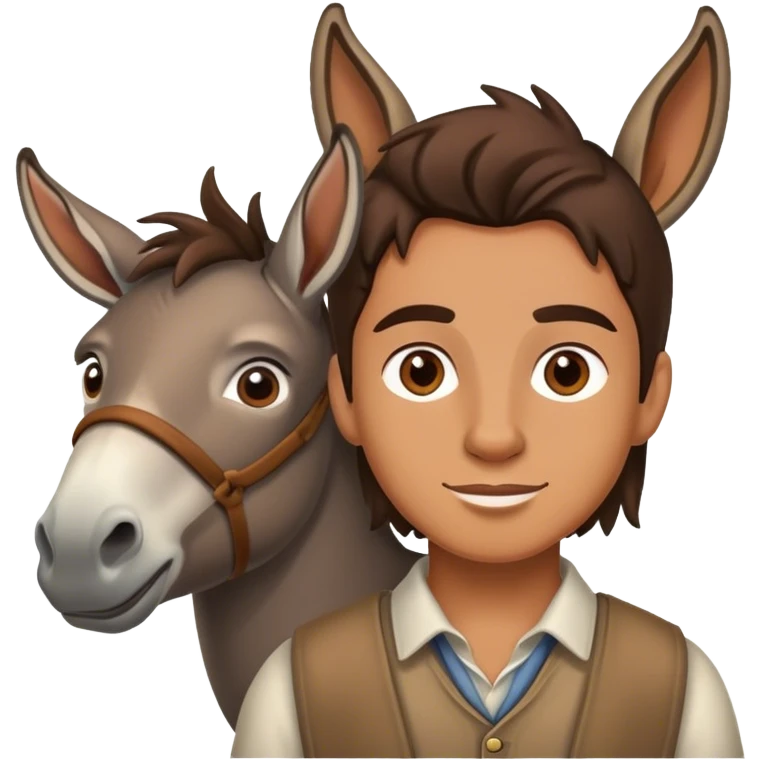 Human + donkey emoji