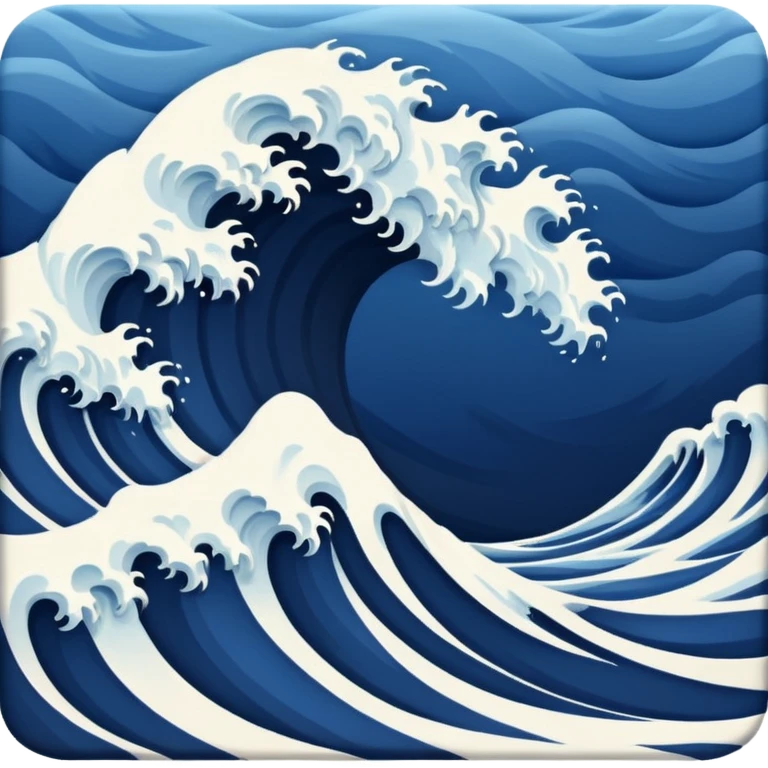 MAKE AN OCEAN WAVE LOOKS SCARY make it  500x500  emoji