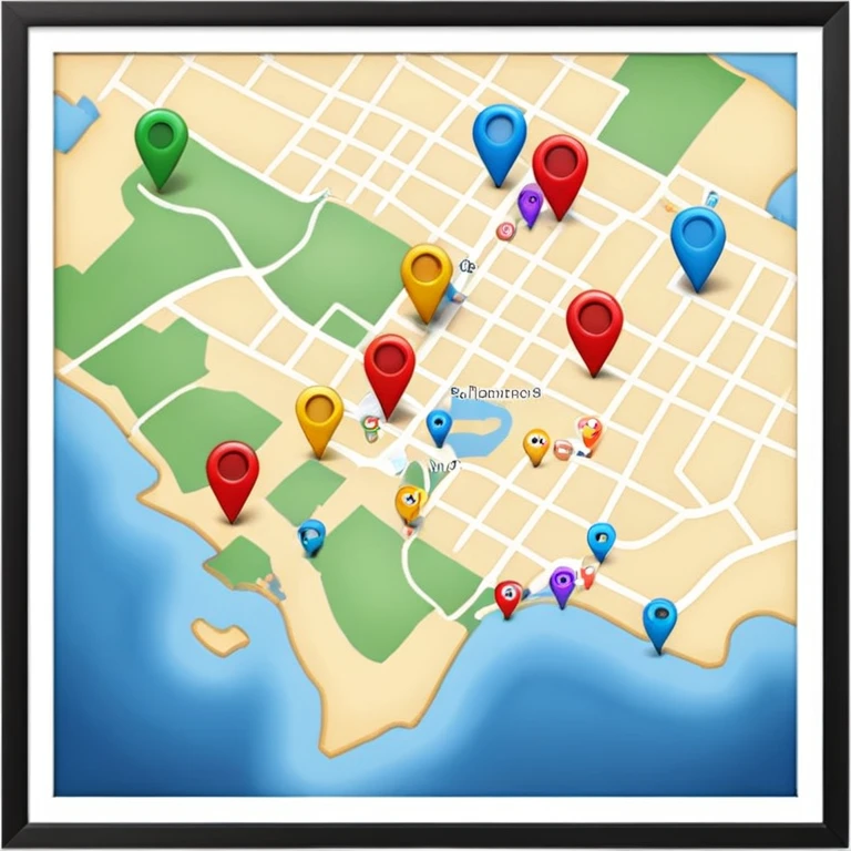 like the last one but more locaters on a wider range of map emoji