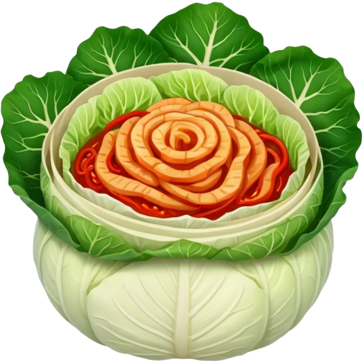 Korean kimchi sliced cabbage emoji