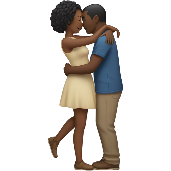 Me and my boyfriend hugging each other and the sea behind us emoji