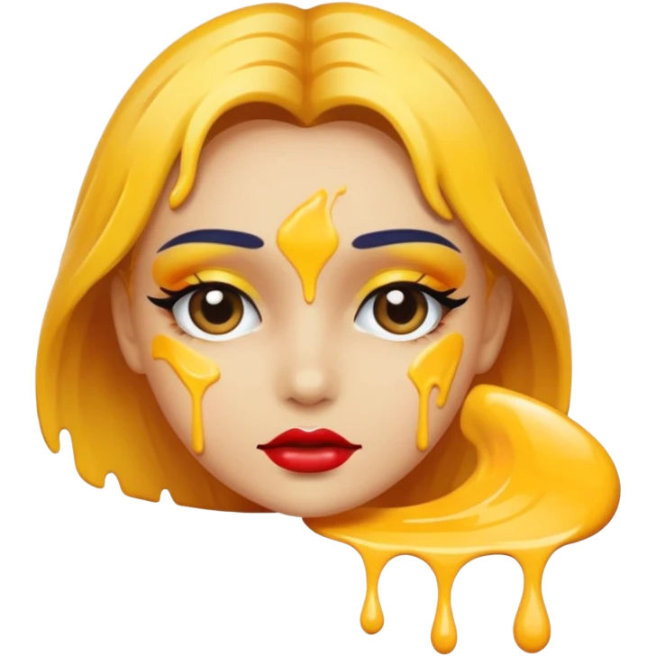 make up paint emoji