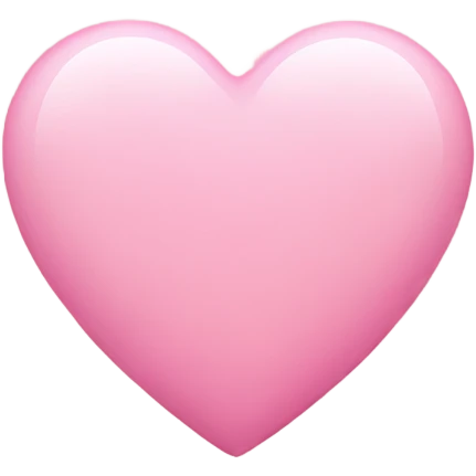 lighter pink heart  emoji