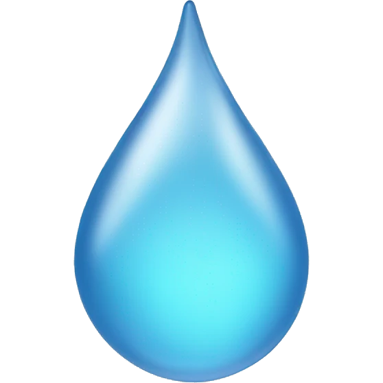 water drop emoji