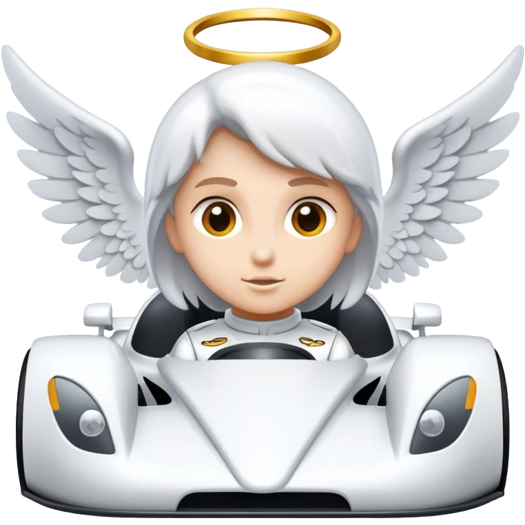 Racecar angel emoji