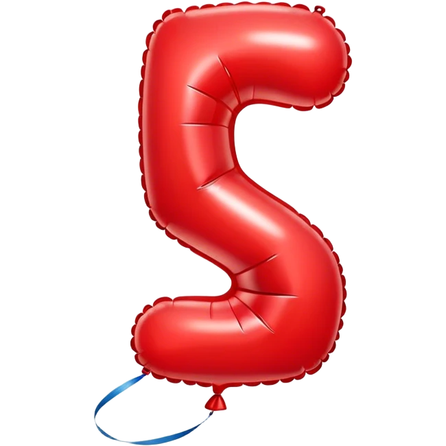 Balloon number one emoji