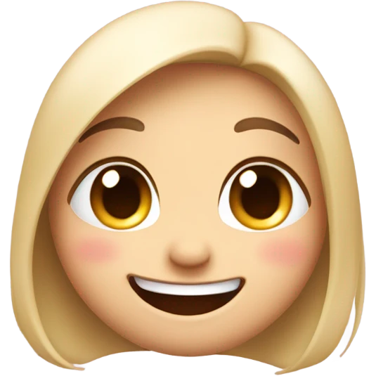 Cute Blushing emoji