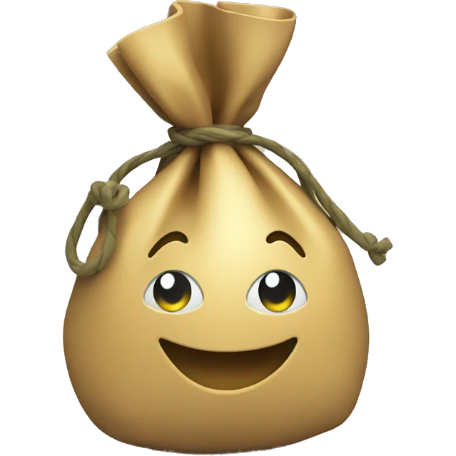 Money bag 3d emoji