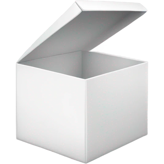 Open white box  emoji