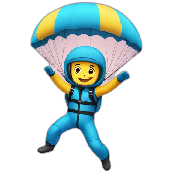 skydiver emoji
