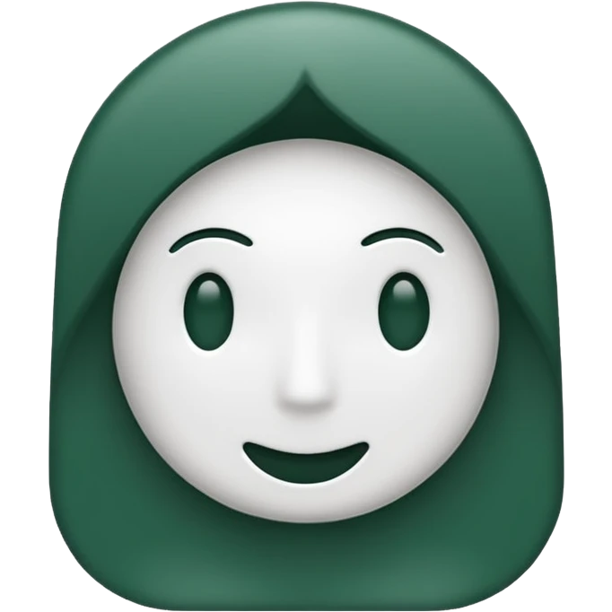 minimalist white document with a header on top and a dark green stamp at the bottom, no faces or emojis, emoji style emoji