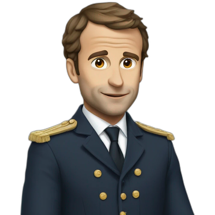 Macron qui fait dodo emoji