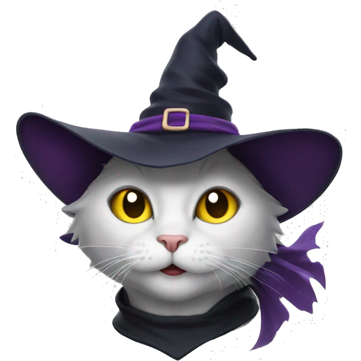 Cat that is a witch emoji