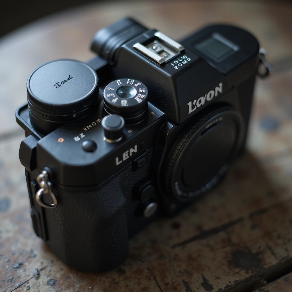 a realistic camera, photorealistic style emoji