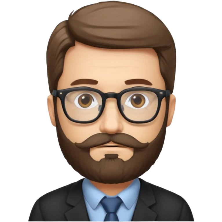 professor with a beard emoji
