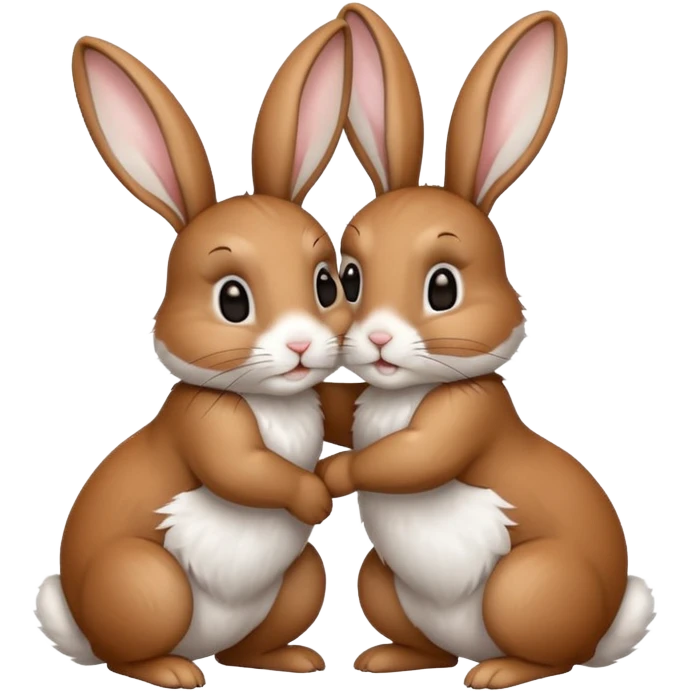 2 rabbits humping emoji