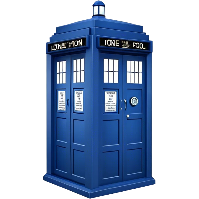TARDIS emoji