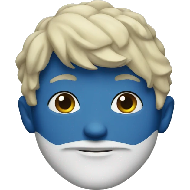 Blue emoji