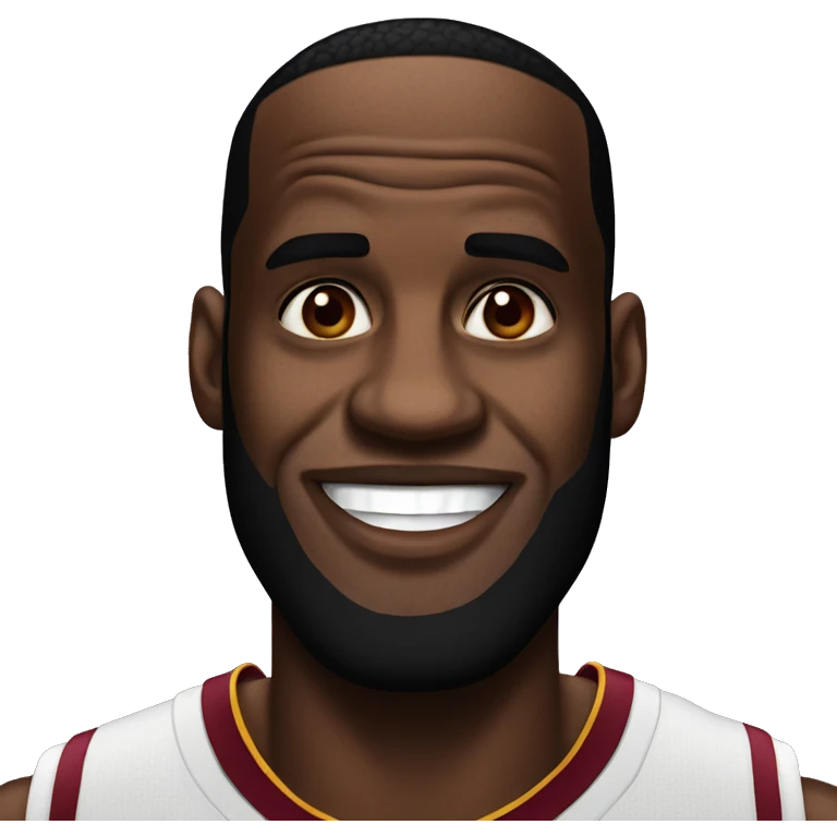 LeBron with heart eyes emoji