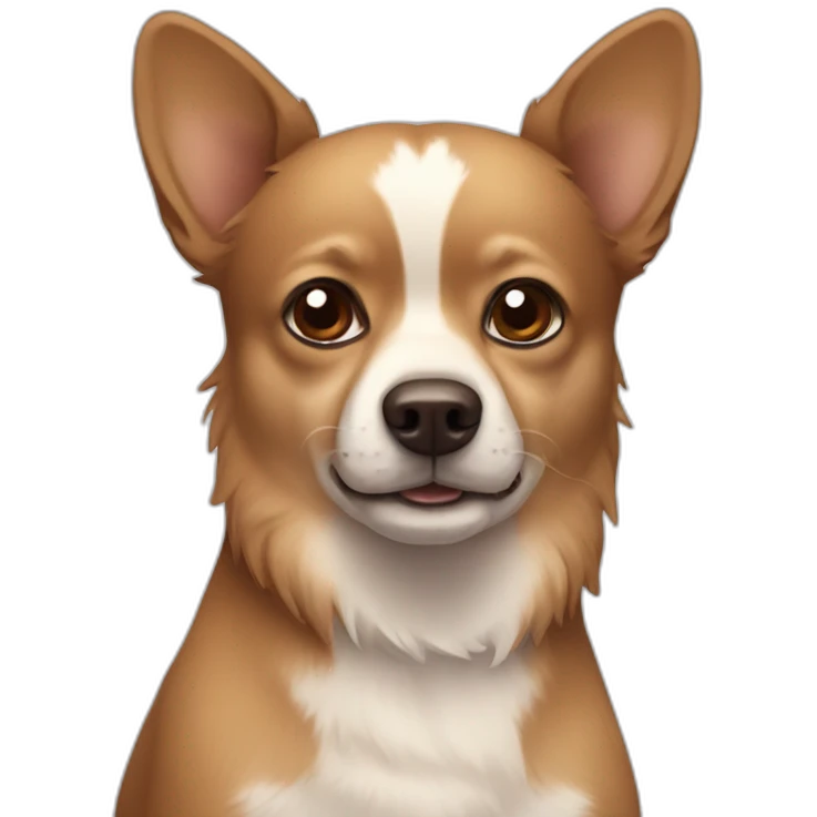 A Brown Bear and a Chihuahua emoji