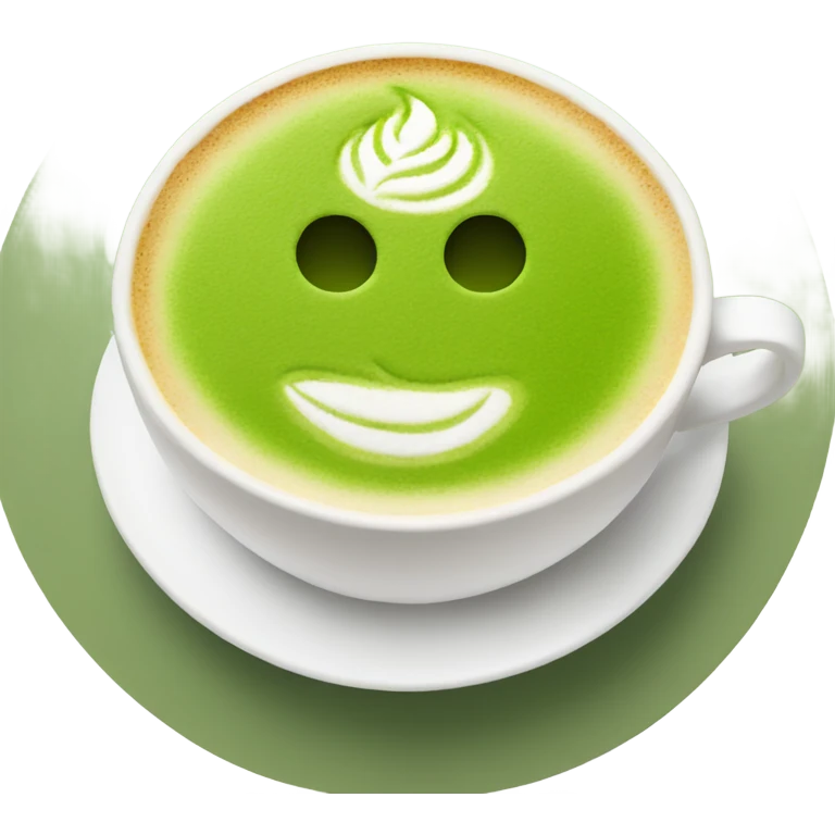 Matcha latte emoji