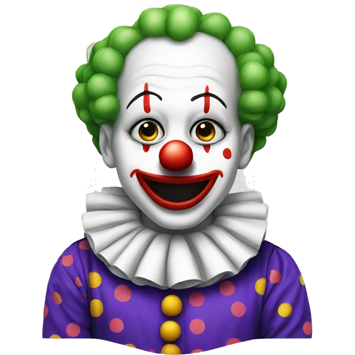 cute clown emoji