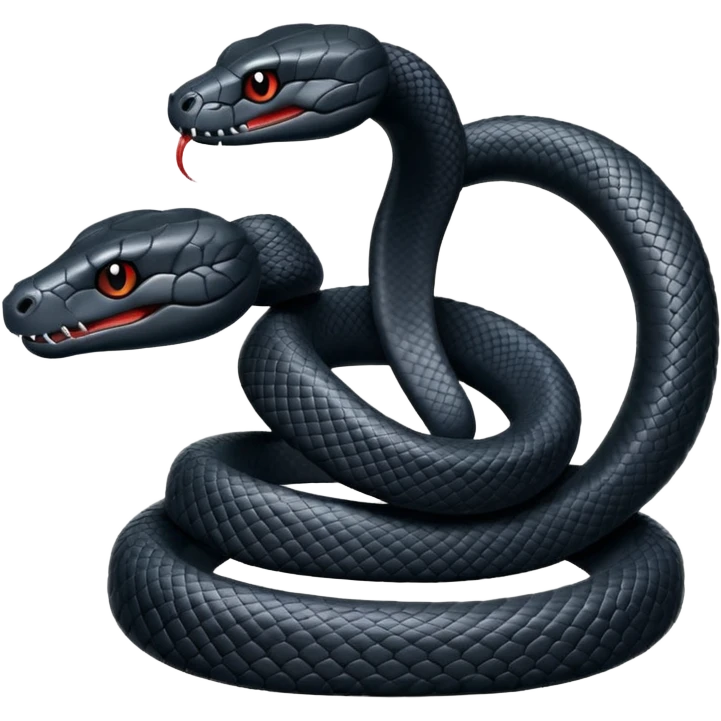 Black snake emoji