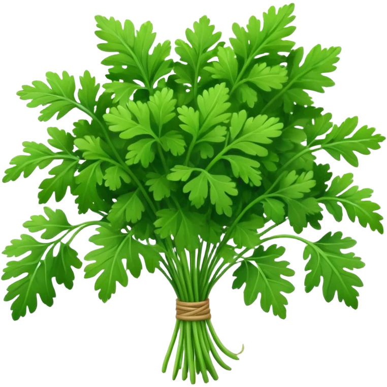 coriander big  bunch emoji