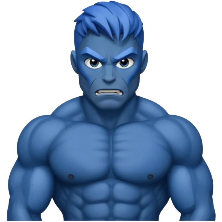 The blue speedster from the flash called Zoom  emoji