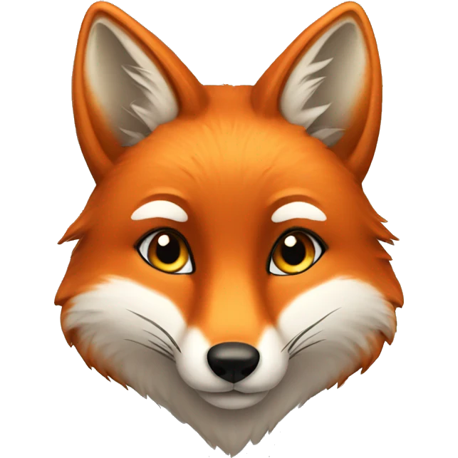Fox in love emoji