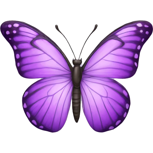 Butterfly purple emoji
