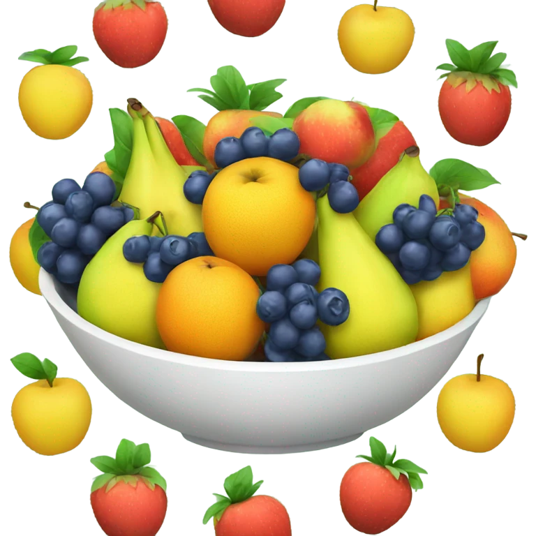 Fruit bowl emoji