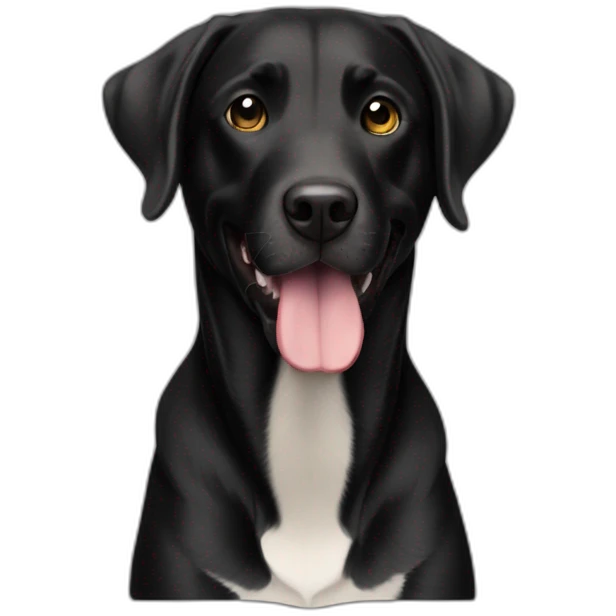 happy-BavarianMountainHound-mixed-black-Labrador emoji