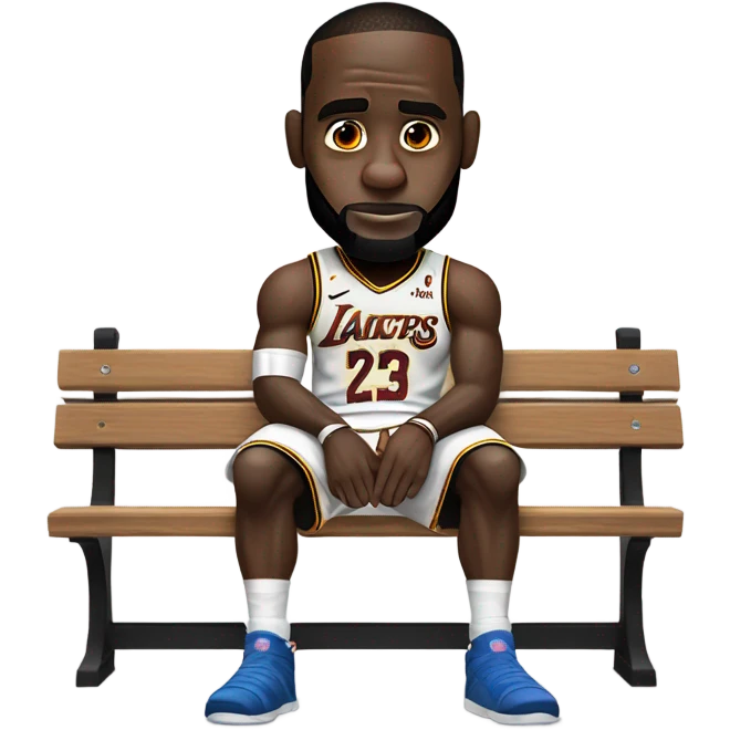 Lebron James injured emoji